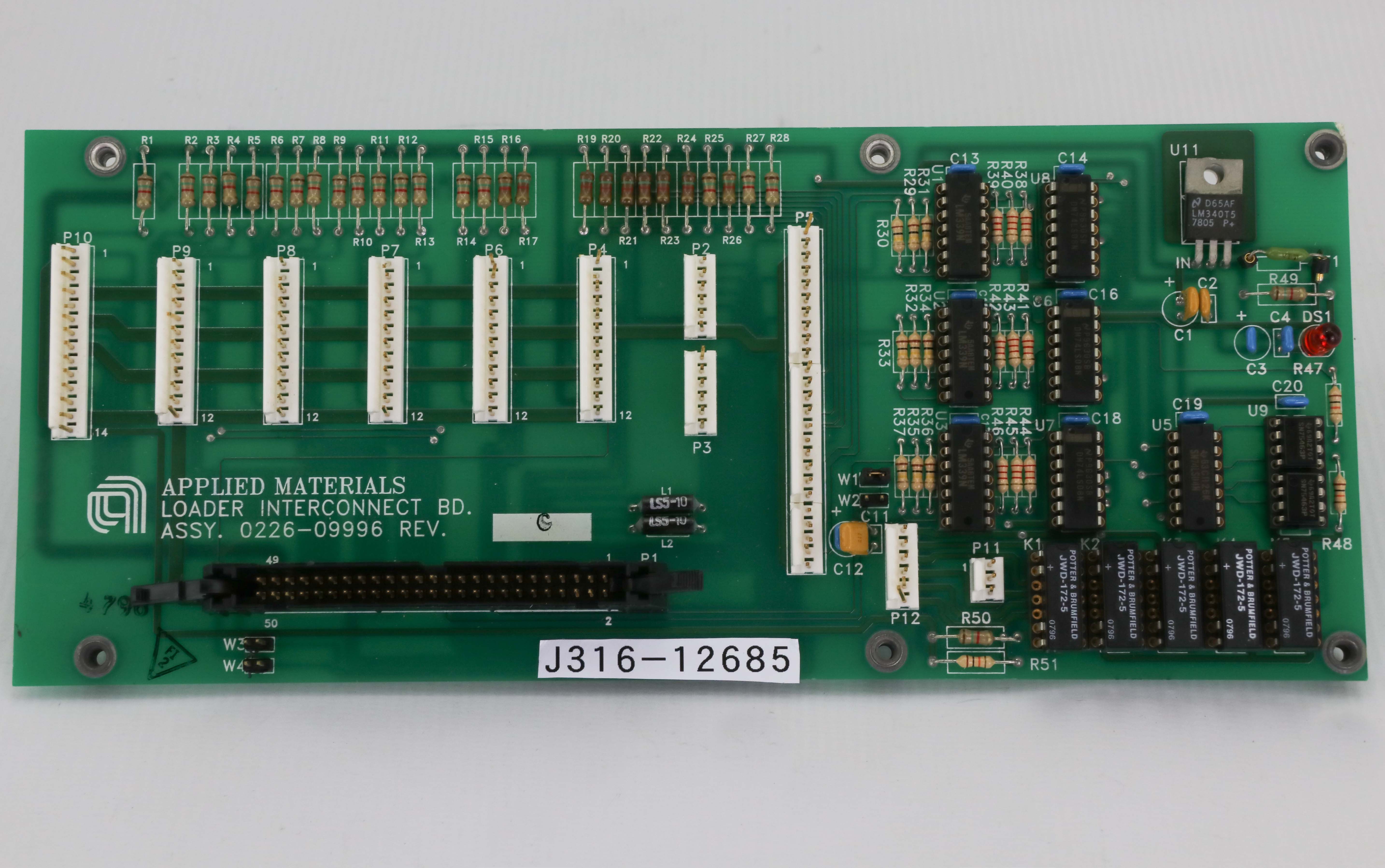 じゅん 12685 APPLIED MATERIALS ASSY PCB LOADER INTERCONNECT 0226-09996 | eBay